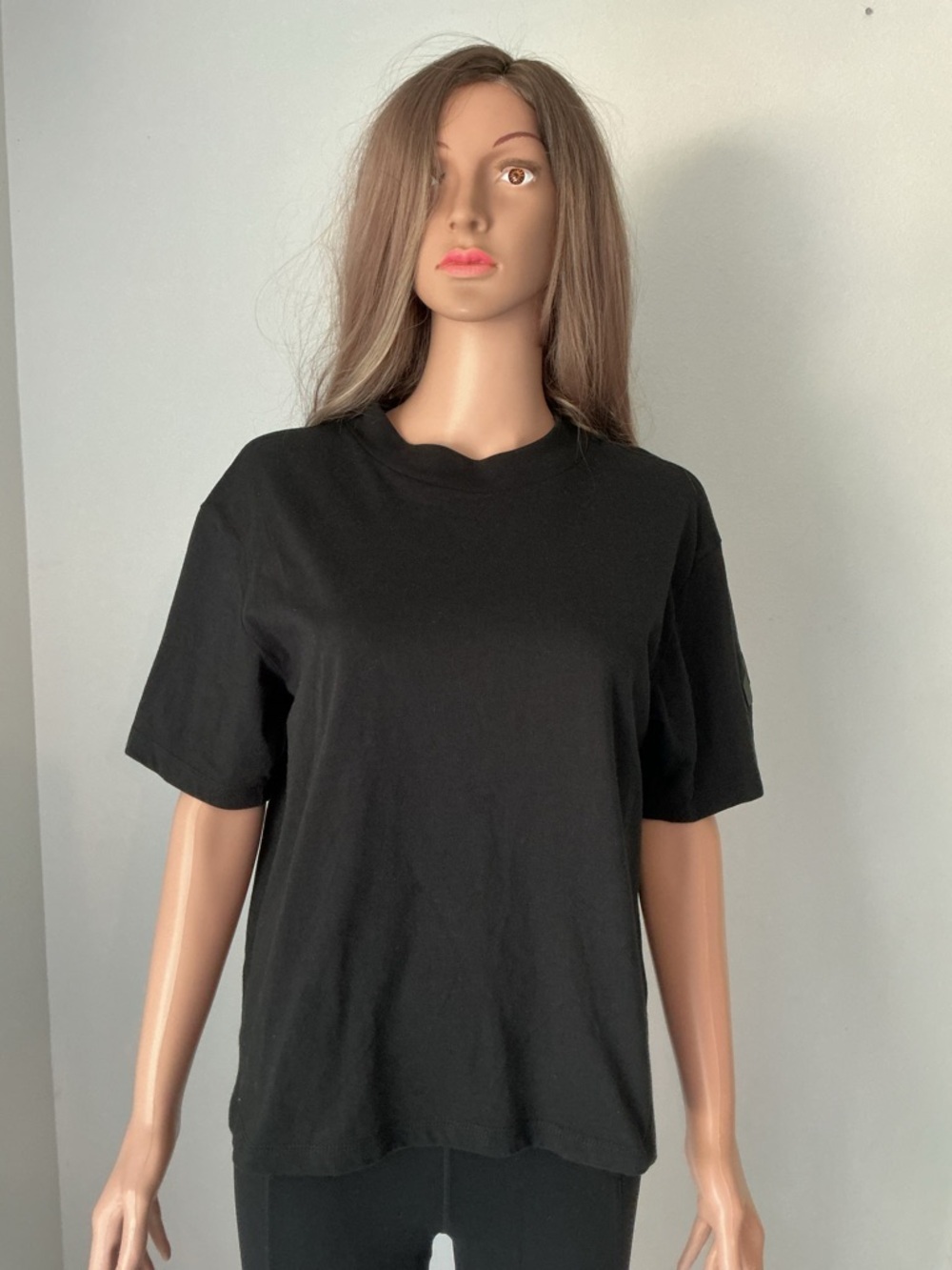 adidas Black Short Sleeve Crewneck Tee